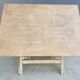 Table with architect's mechanism 1960 in white lacquered wood
