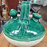 Gargoulette jug in glazed terracotta