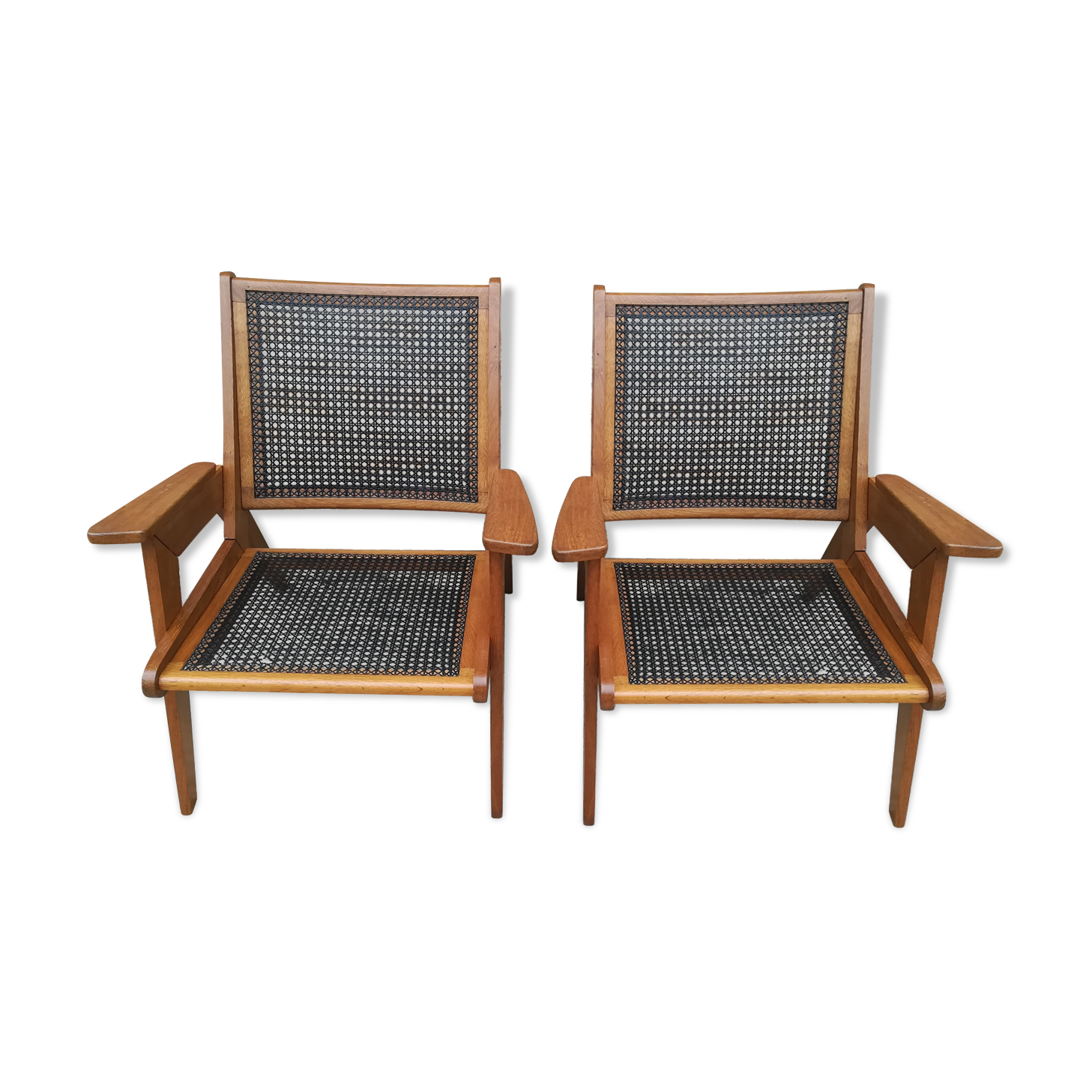 80s canning armchairs