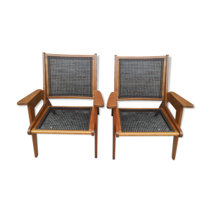 Fauteuils cannage années