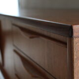 Scandinavian design sideboard buffet in 60s teak