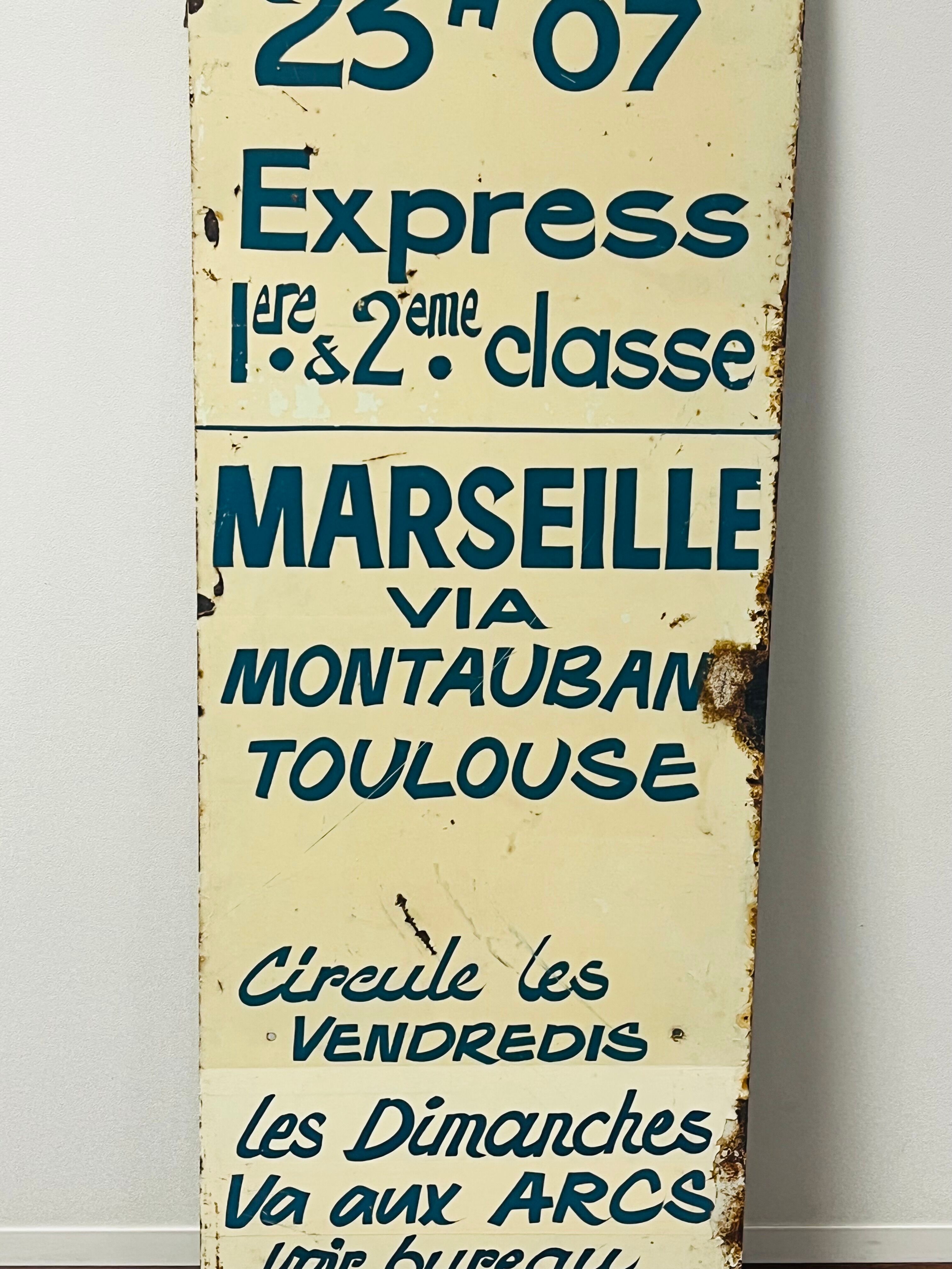 Sncf station plaque – marseille