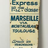 Sncf station plaque – marseille