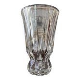 large cut crystal vase Saint Louis 1967