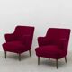 Gustavo Pulitzer Finali for Cassina, pair of armchairs, Italy, 1955