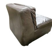 Vintage chocolate brown modular sofa Himolla