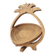 Wooden Fruit Basket "Pineapple" - Vintage