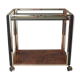 Vintage Italian beverage cart in the style of Romeo Rega, 1970