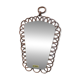 Miroir en rotin vintage