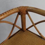 Corner Wicker shelf