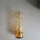 Amber tinted glass cylinder vase