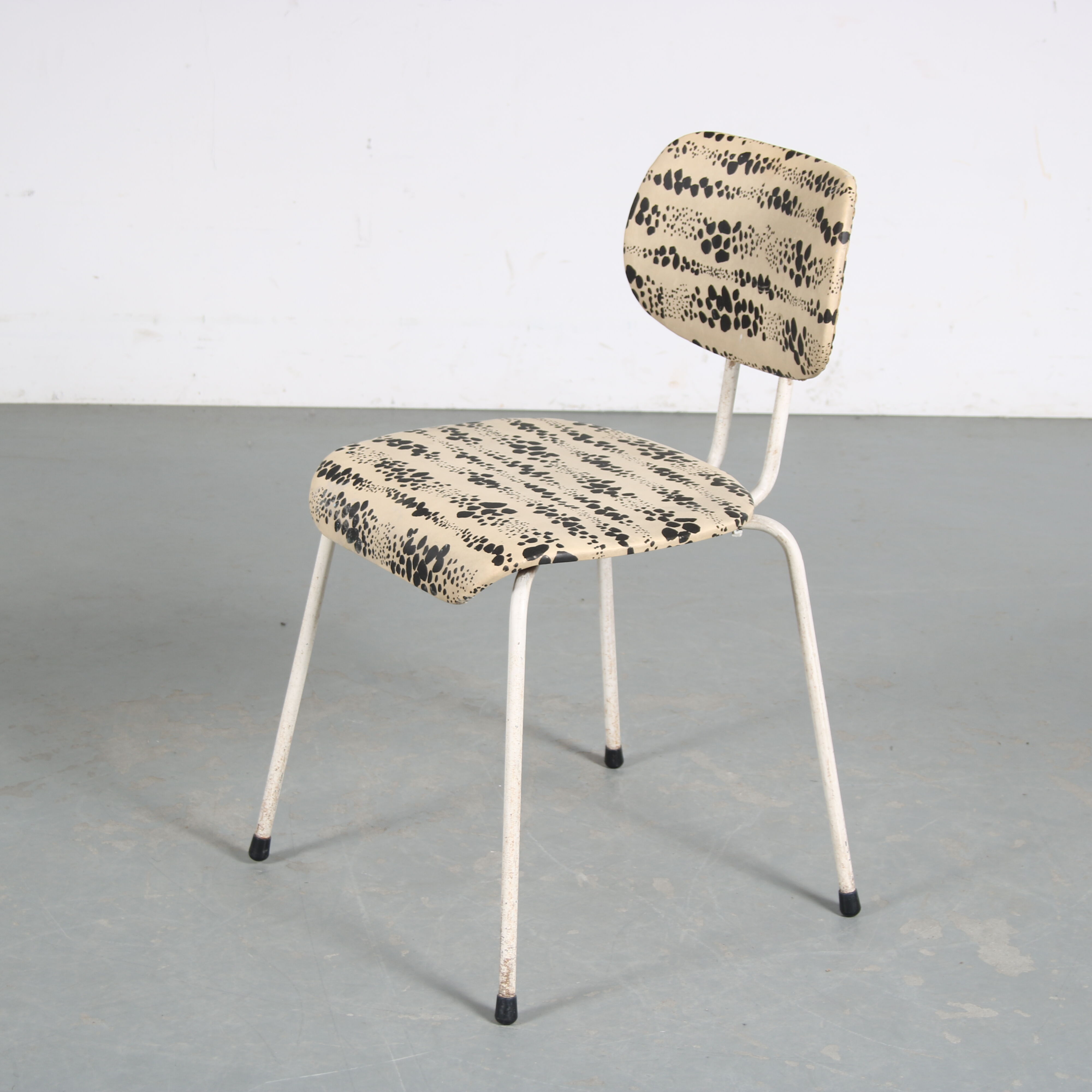 Pair of Willy van der Meeren side chairs for Tubax, Belgium, 1950