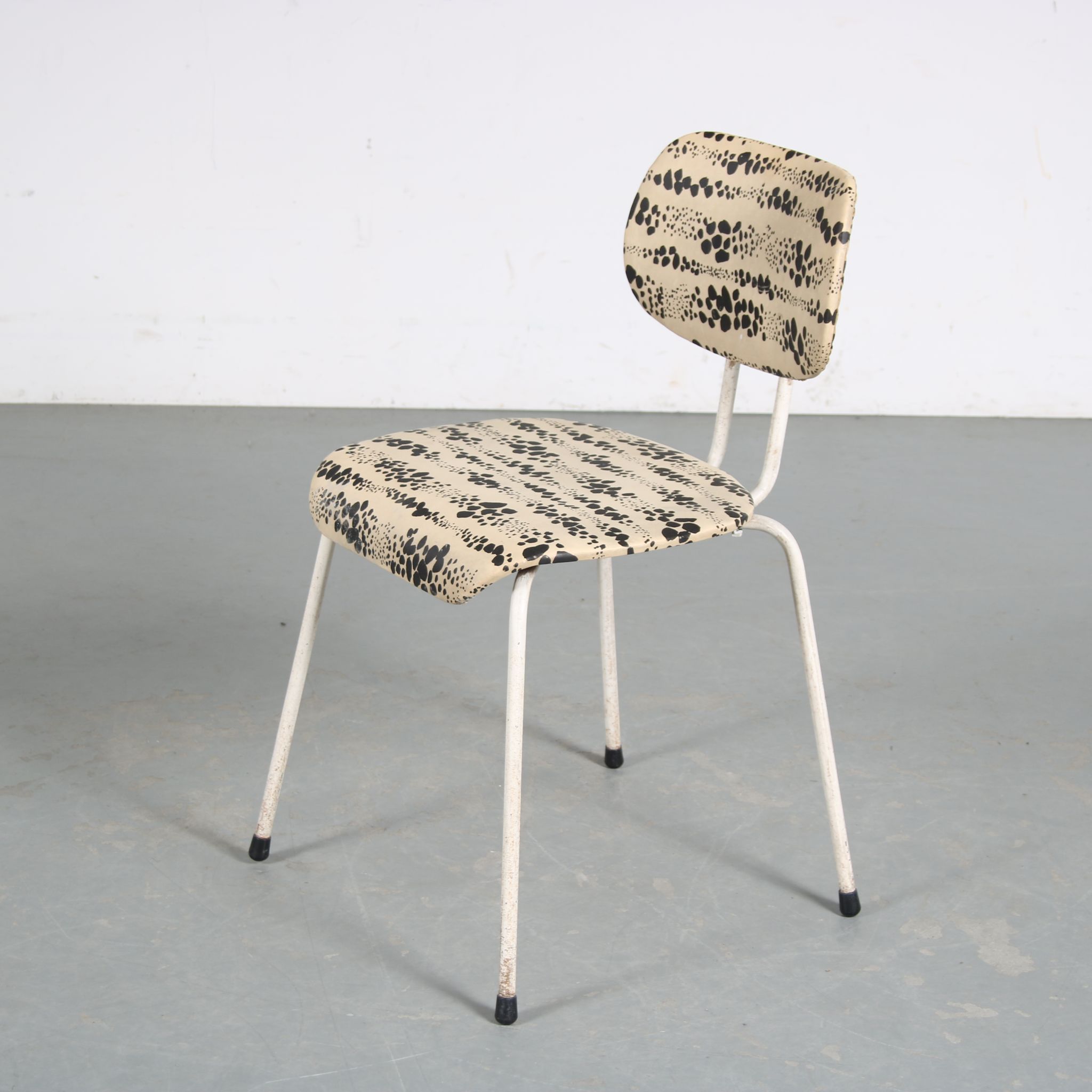Pair of Willy van der Meeren side chairs for Tubax, Belgium, 1950