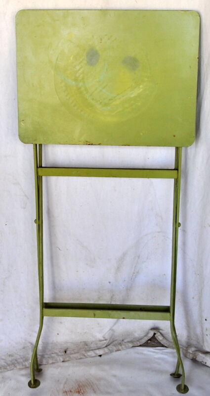 Small folding garden table