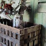 Old wooden crate