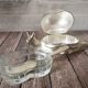 Metal snail butter dish