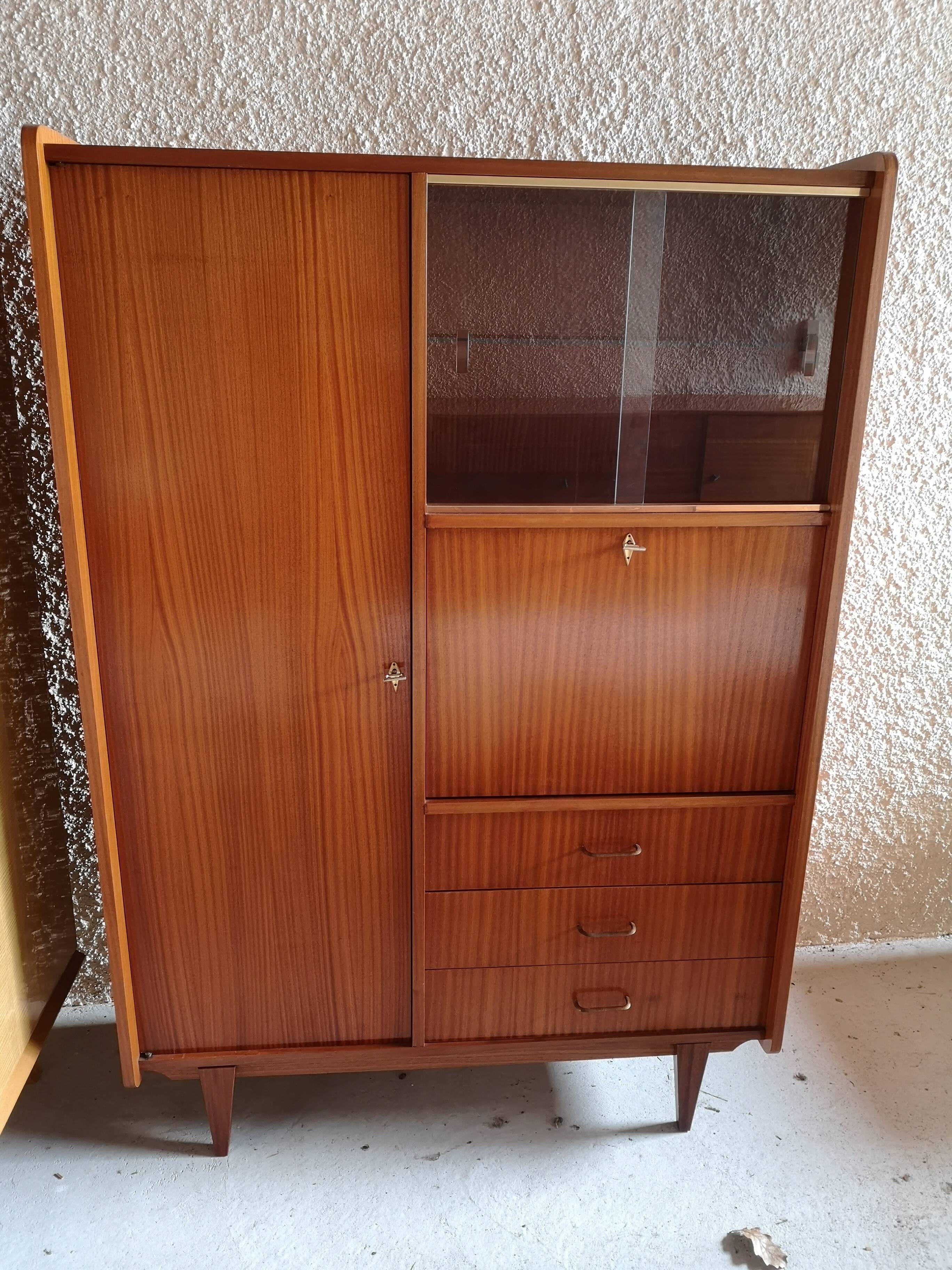 Armoire secrétaire vintage
