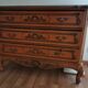 Commode 3 tiroirs de style Louis XV en bois massif