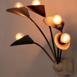 Vintage Wall Lamp with 5 Lights - Brass Metal, 1960 Denmark