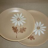 Large Saint Amand stoneware deep dish, Autumn model