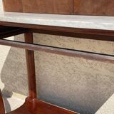 Restoration period mahogany console