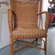 Fauteuil rotin 1950 circa