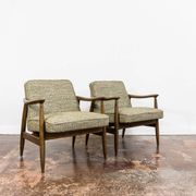 Mid Century Armchairs By Juliusz Kędziorek, Poland, 1960s, Set Of 2
