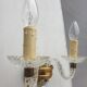 Applique 2 bras verre Murano vintage 1950