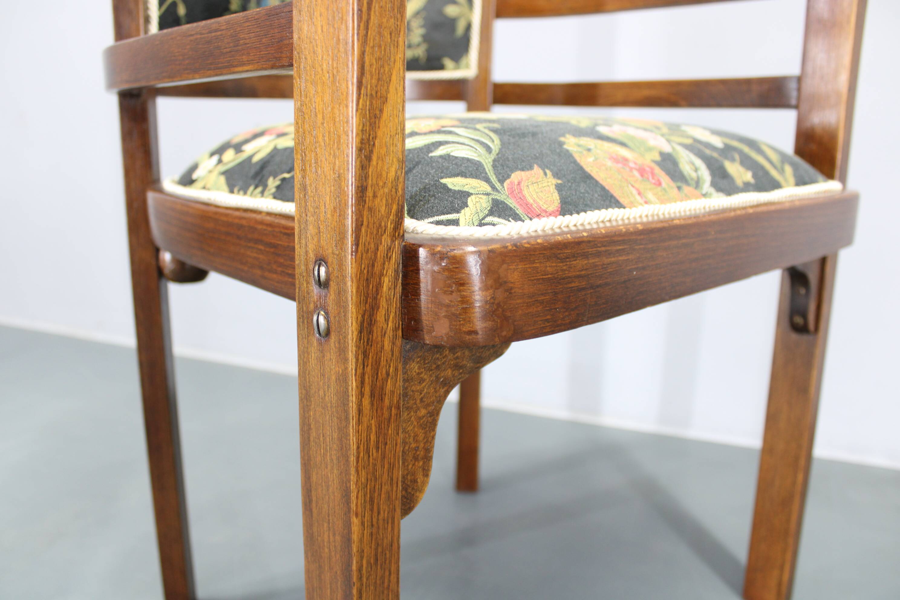 1930s Thonet restored armchair, Czechoslovakia