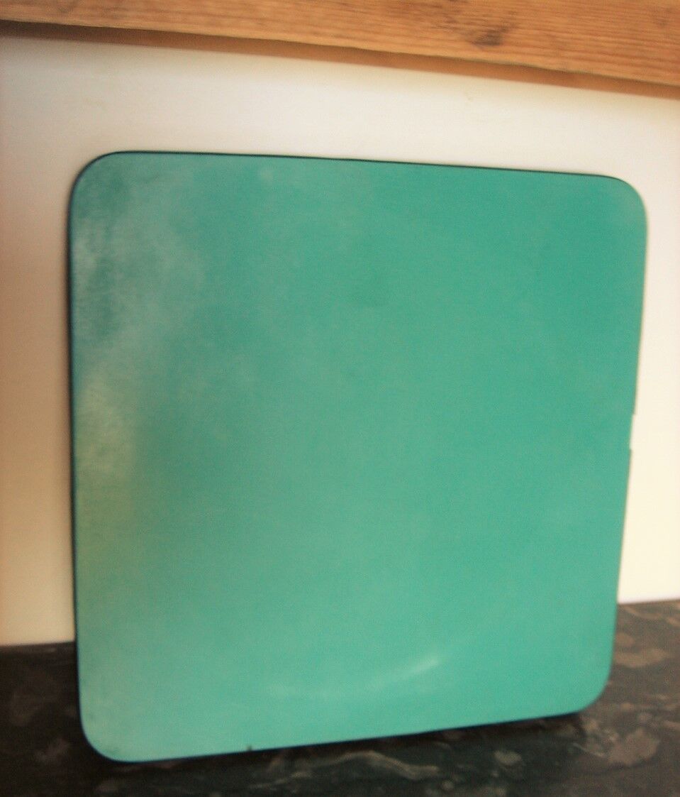 Dessous de plat en formica vert bleu liège