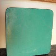 Formica table mat in cork blue green green