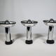 Space Age Chrome Wall Lamps by Staff, Set of 3, 1970s