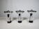Space Age Chrome Wall Lamps by Staff, Set of 3, 1970s