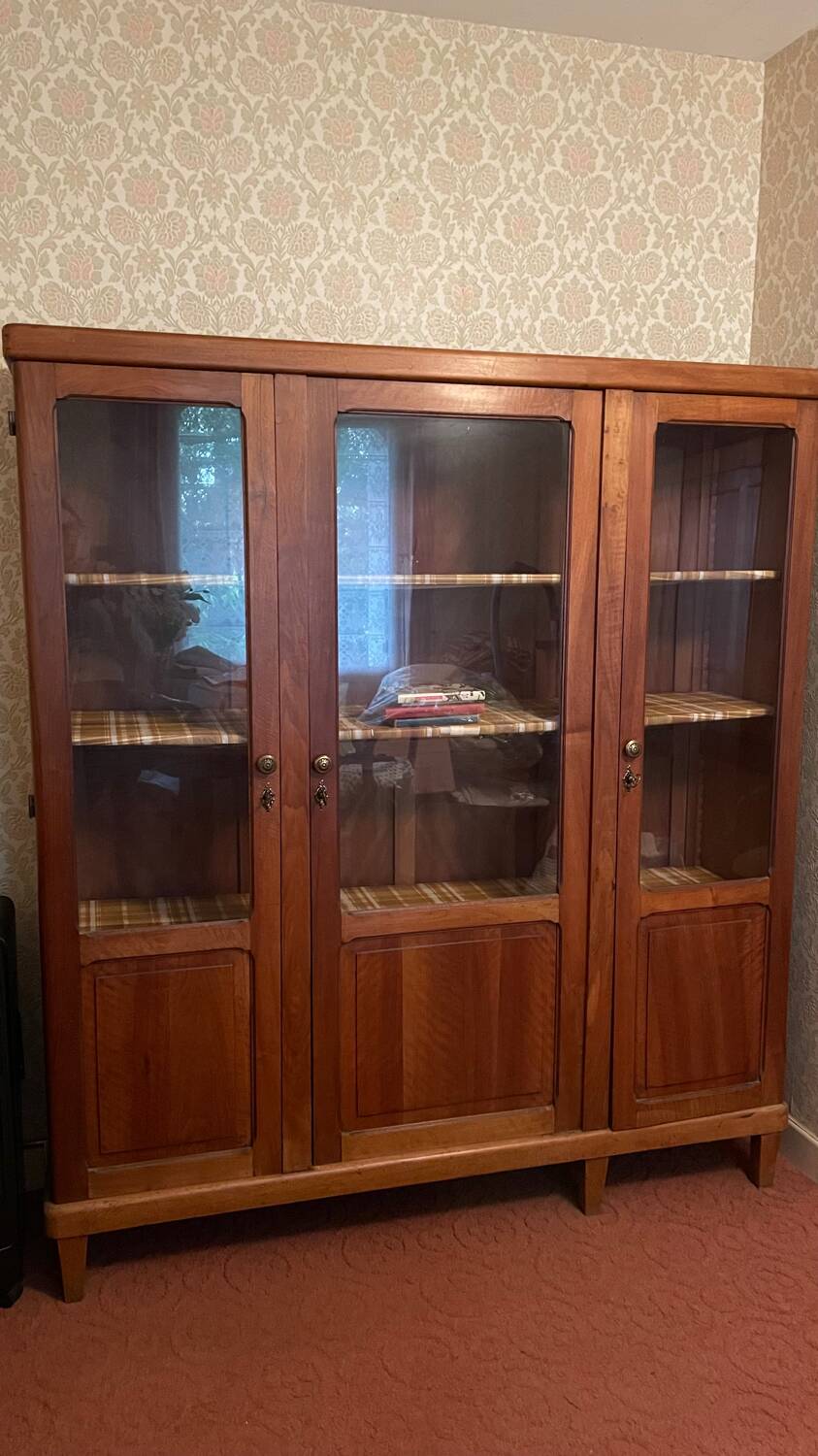 Armoire portes vitrées  vintage