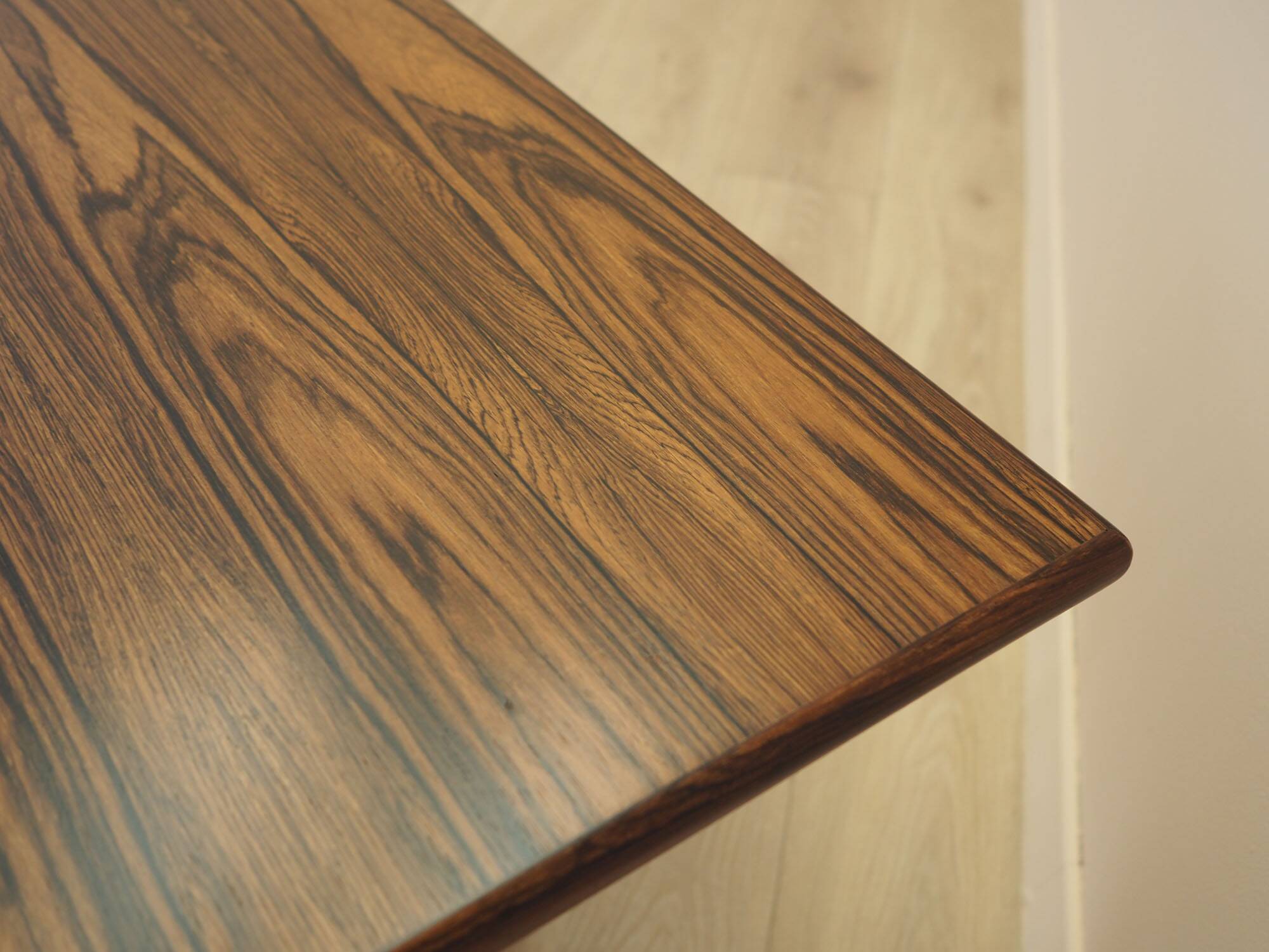 Danish rosewood coffee table with shelf, 1960s