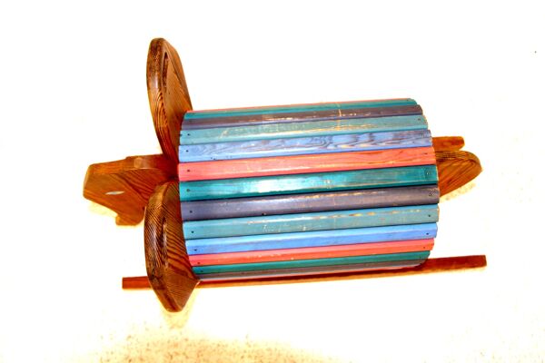 Éléphant à bascule en bois,  Suède, 1970