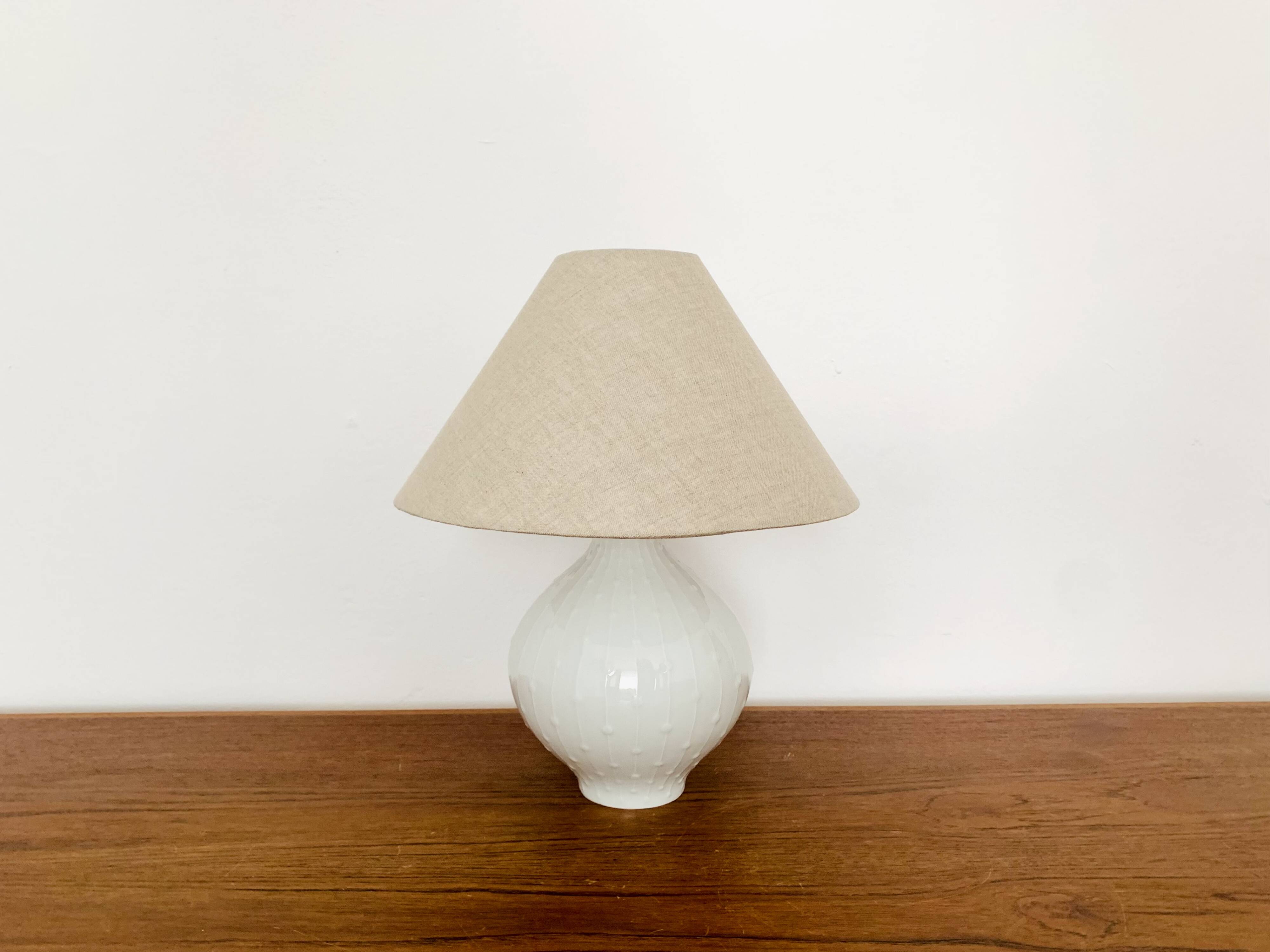 Porcelain Table Lamp by Hutschenreuther Art Department