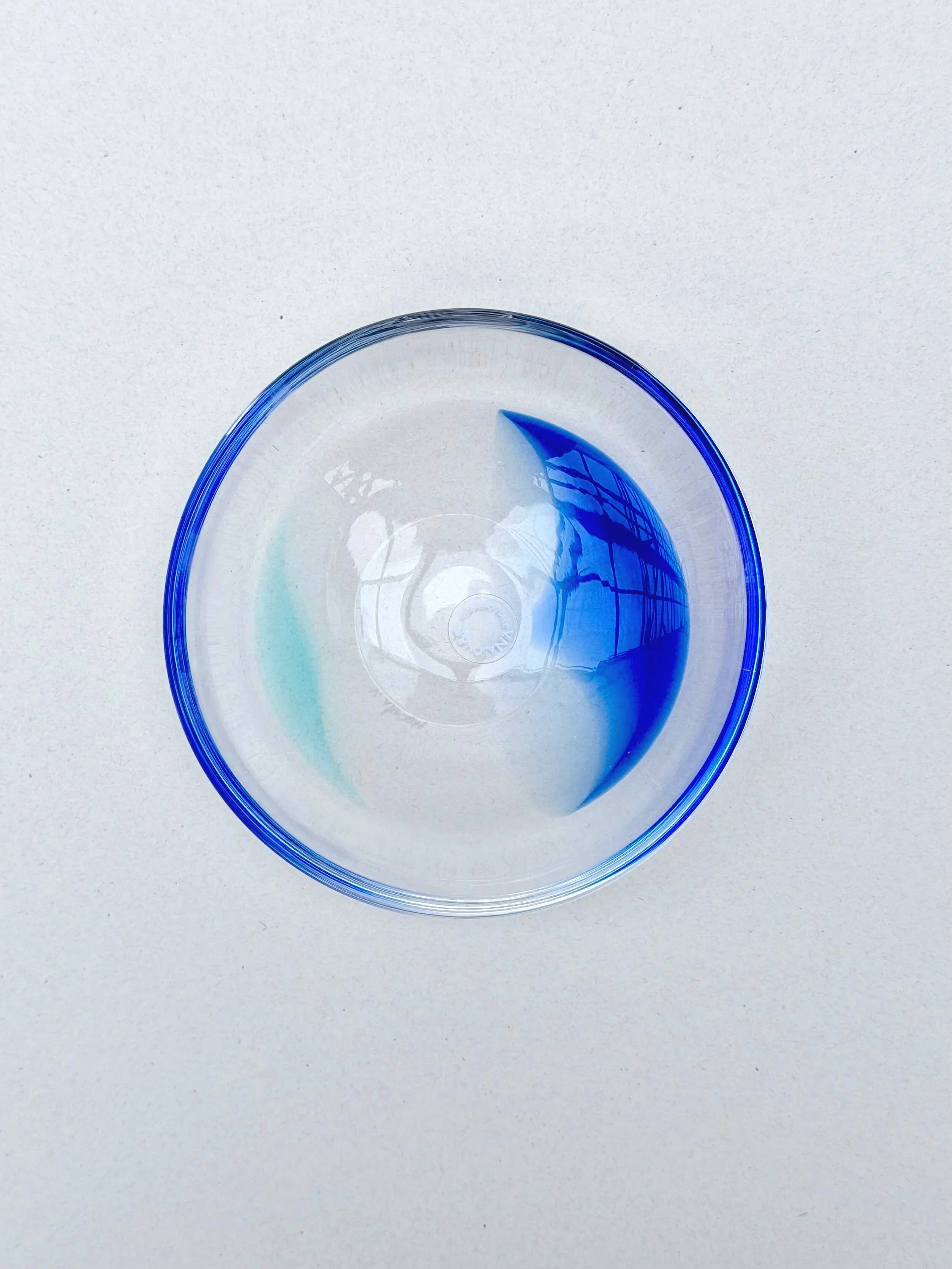 V. Nason & C. Murano blown glass trinket tray, Italy