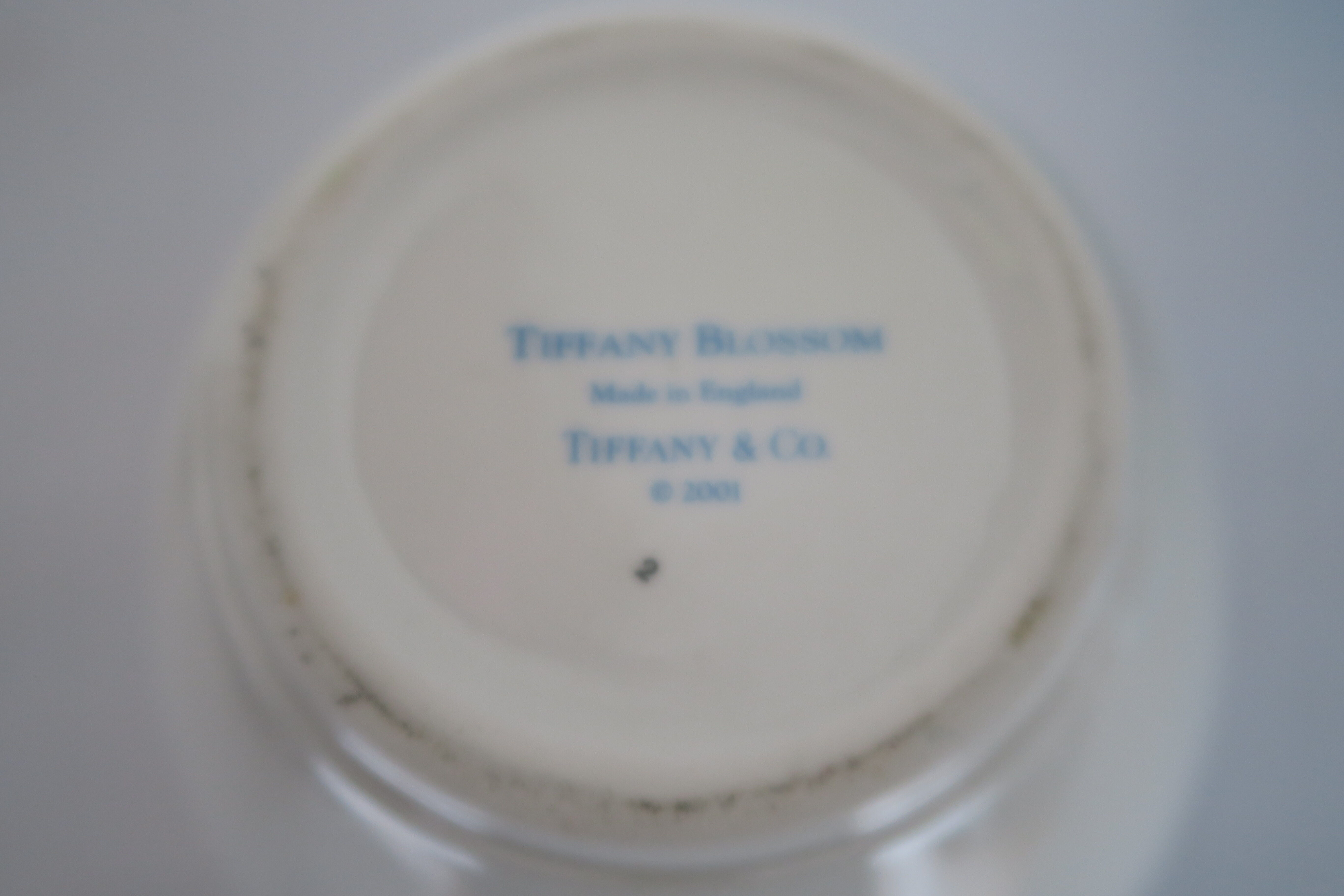 Vase Tiffany Blossom decoration flowers Tiffany & Co 2001 17 cm