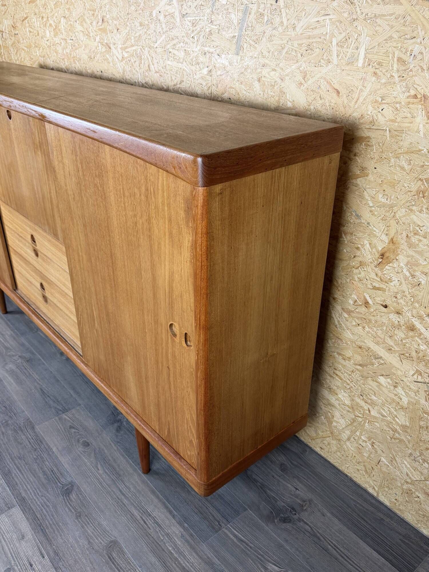 1960s 1970s Teak Sideboard Highboard by H.W. Klein for Bramin Denmark