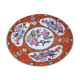 20th Century Famille Rose Plate, Asian Porcelain, Rich Polychrome Decoration