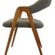vintage WK Möbel style fauteuil / stoel 'Wildflecken' nieuwe bouclé stof