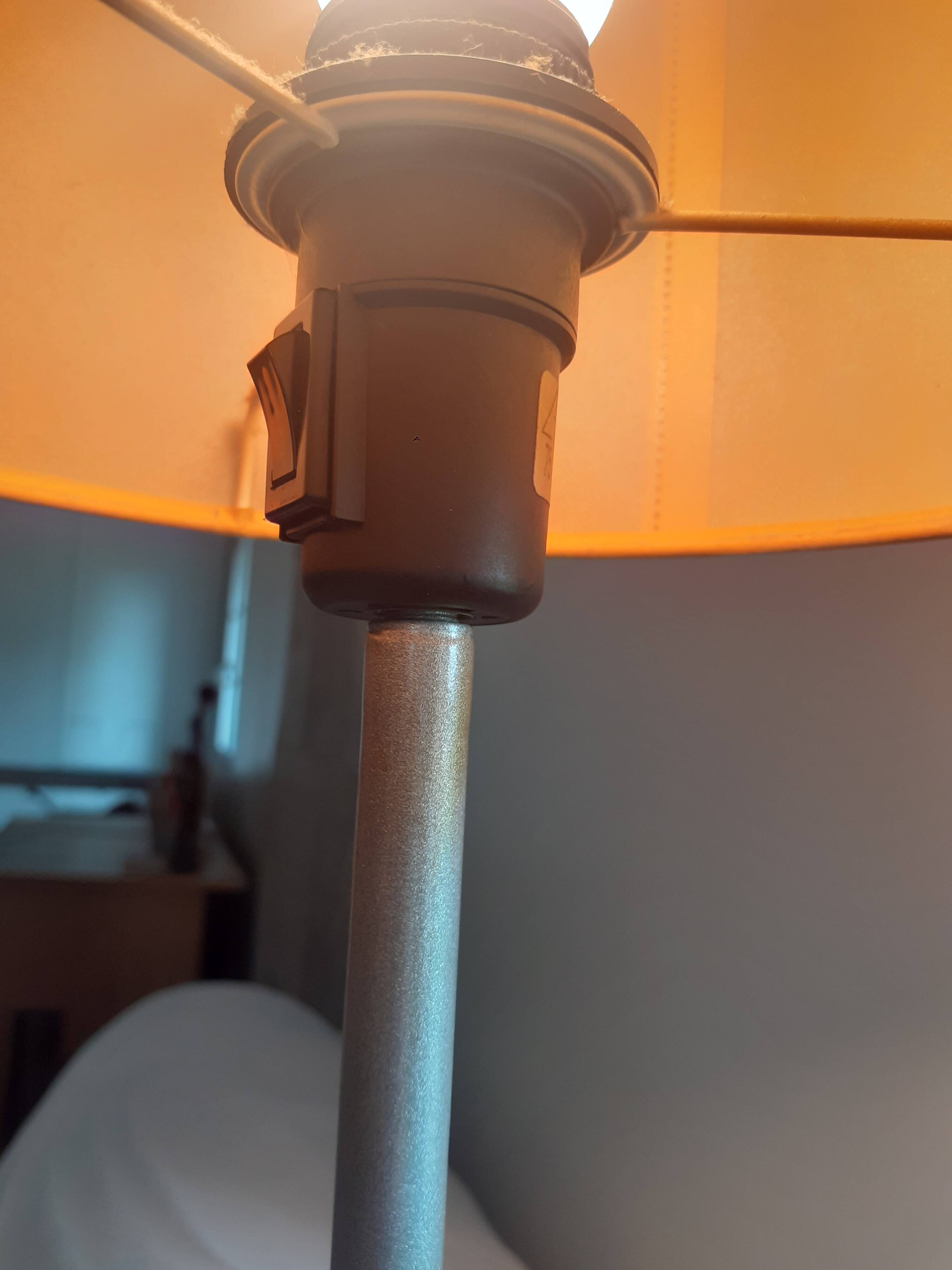 lampadaire vintage 70 marque Aluminor