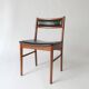 Paire de chaises Danmark design scandinave 1960 vintage des années 70 1970