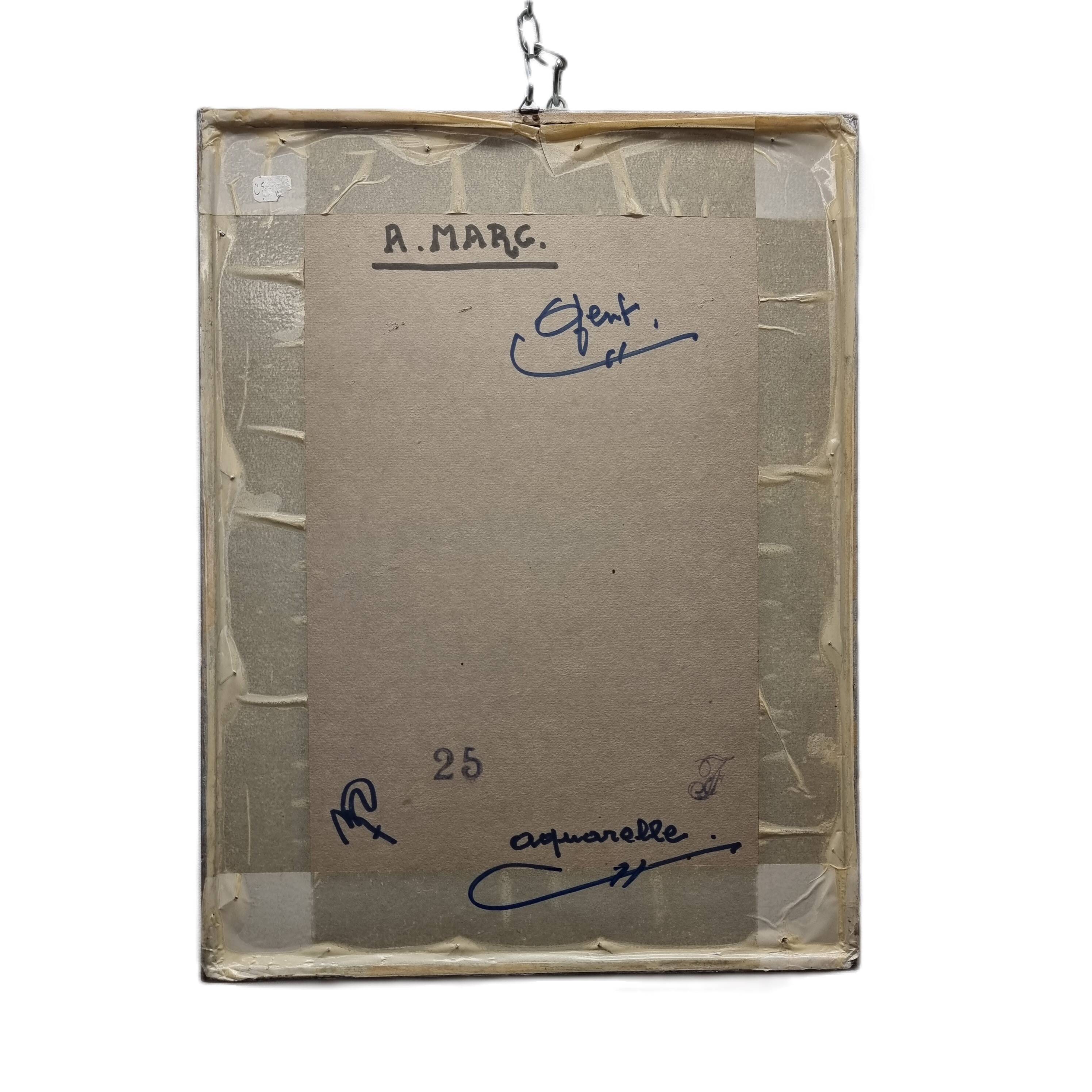 Watercolor By Ghent Nicolas Markovitch, Circa 1930