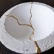 Kintsugi-inspired concrete cup