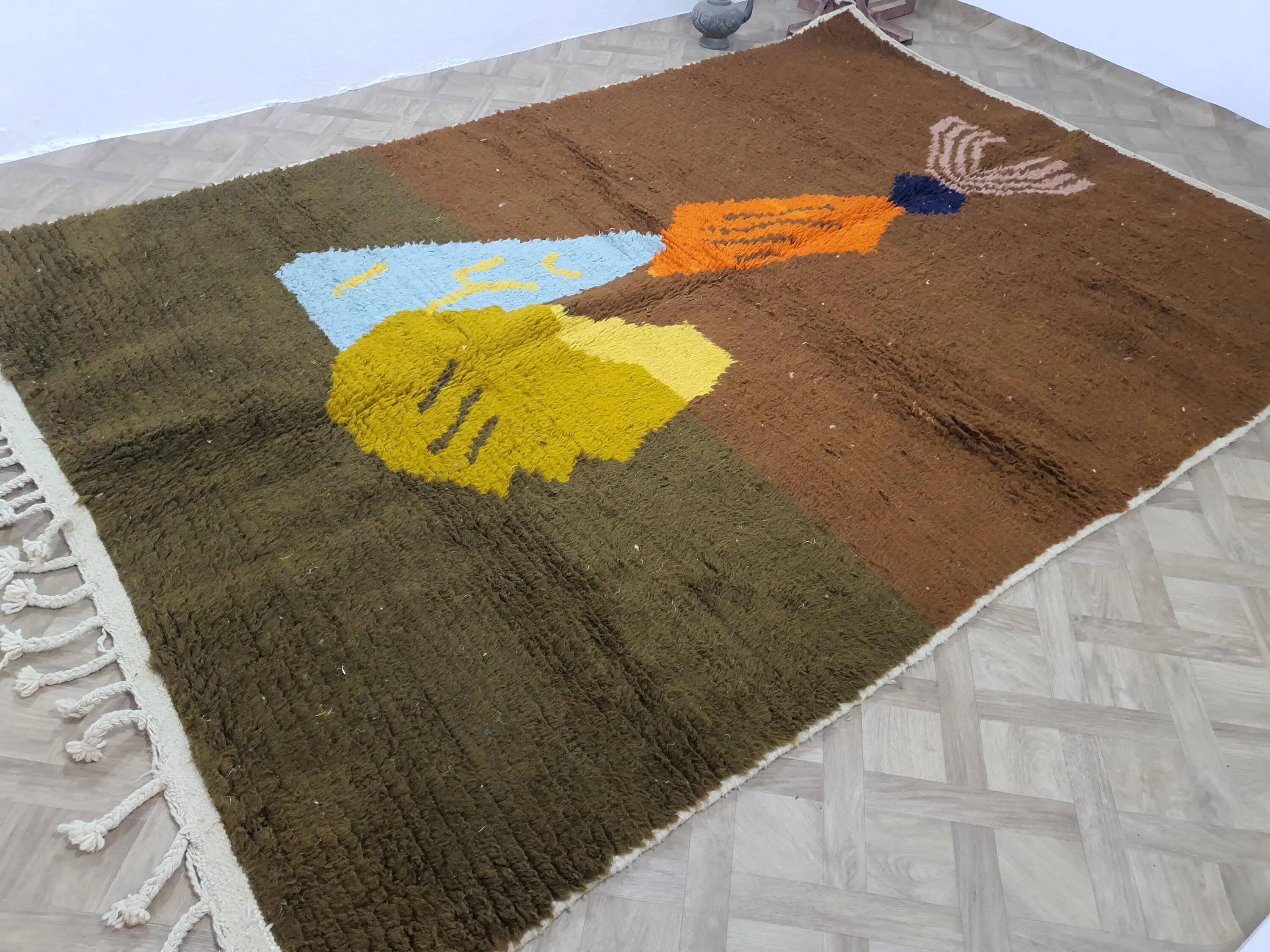 Handmade Moroccan rug high quality 2.5x1.5 m