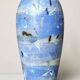 Japanese-style stoneware vase