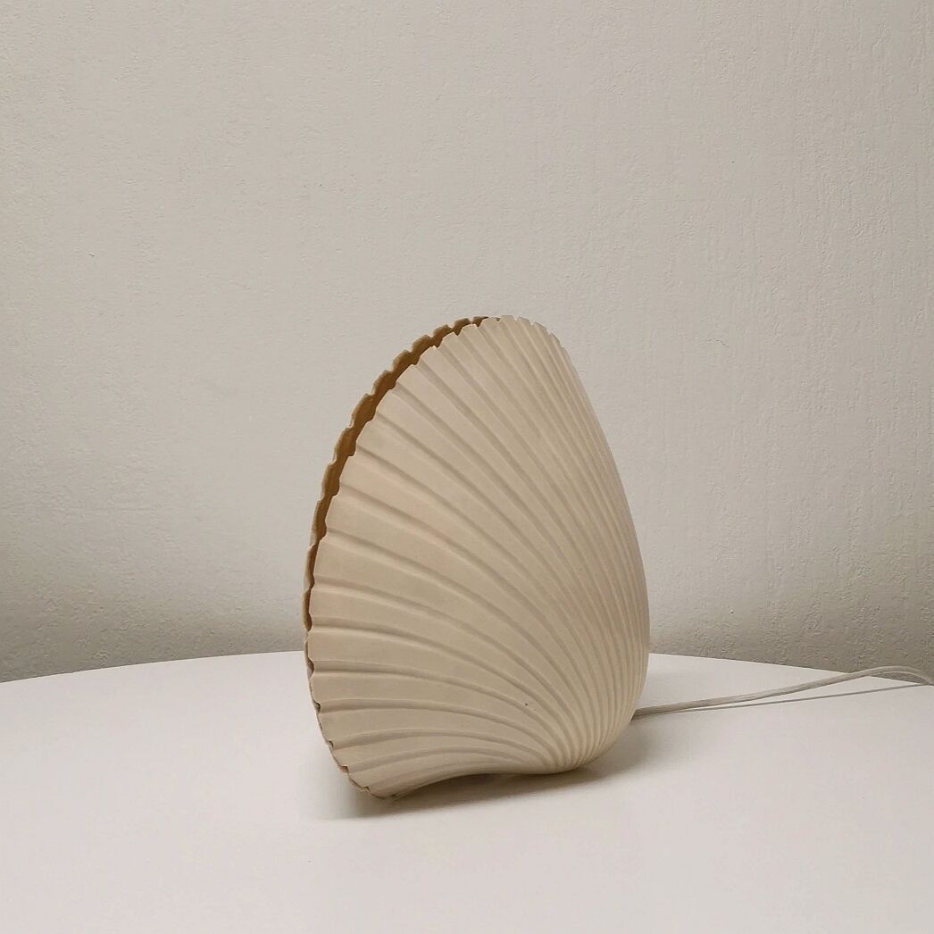 Shell lamp by Michèle Mahé, Diffusion Disderot, Roche Bobois distribution 1970