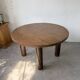 Round table 1950s constructivist walnut